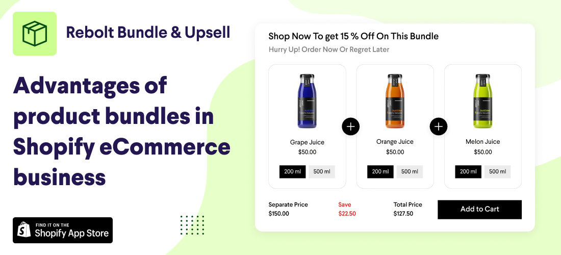 Advantages of product bundles in Shopify eCommerce business