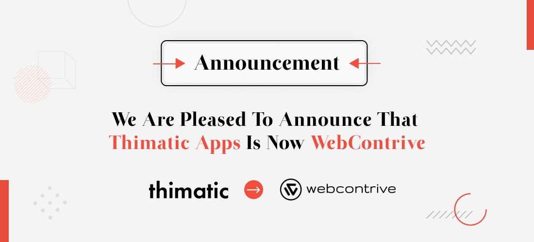 Thimatic Apps & Webcontrive Merger Announcement