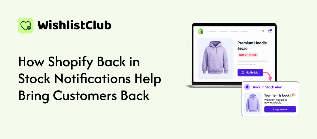 How Shopify Back in Stock Notifications Bring Customers Back