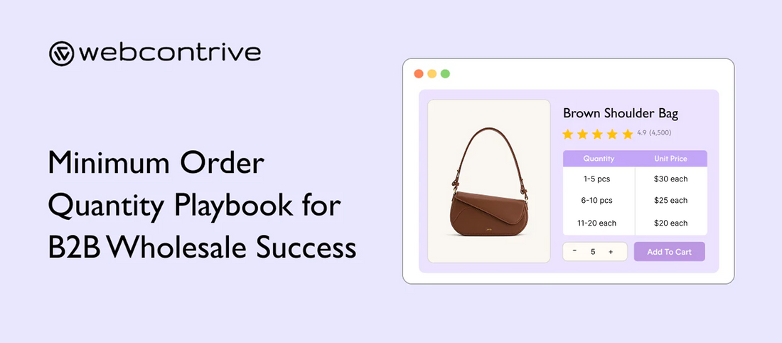 Minimum Order Quantity Playbook for B2B Wholesale Success