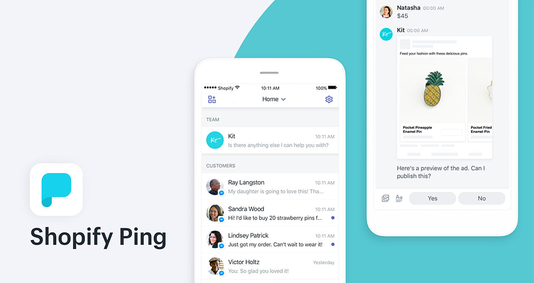 Shopify Ping - The smartest Shopify app to run everything from a single place.