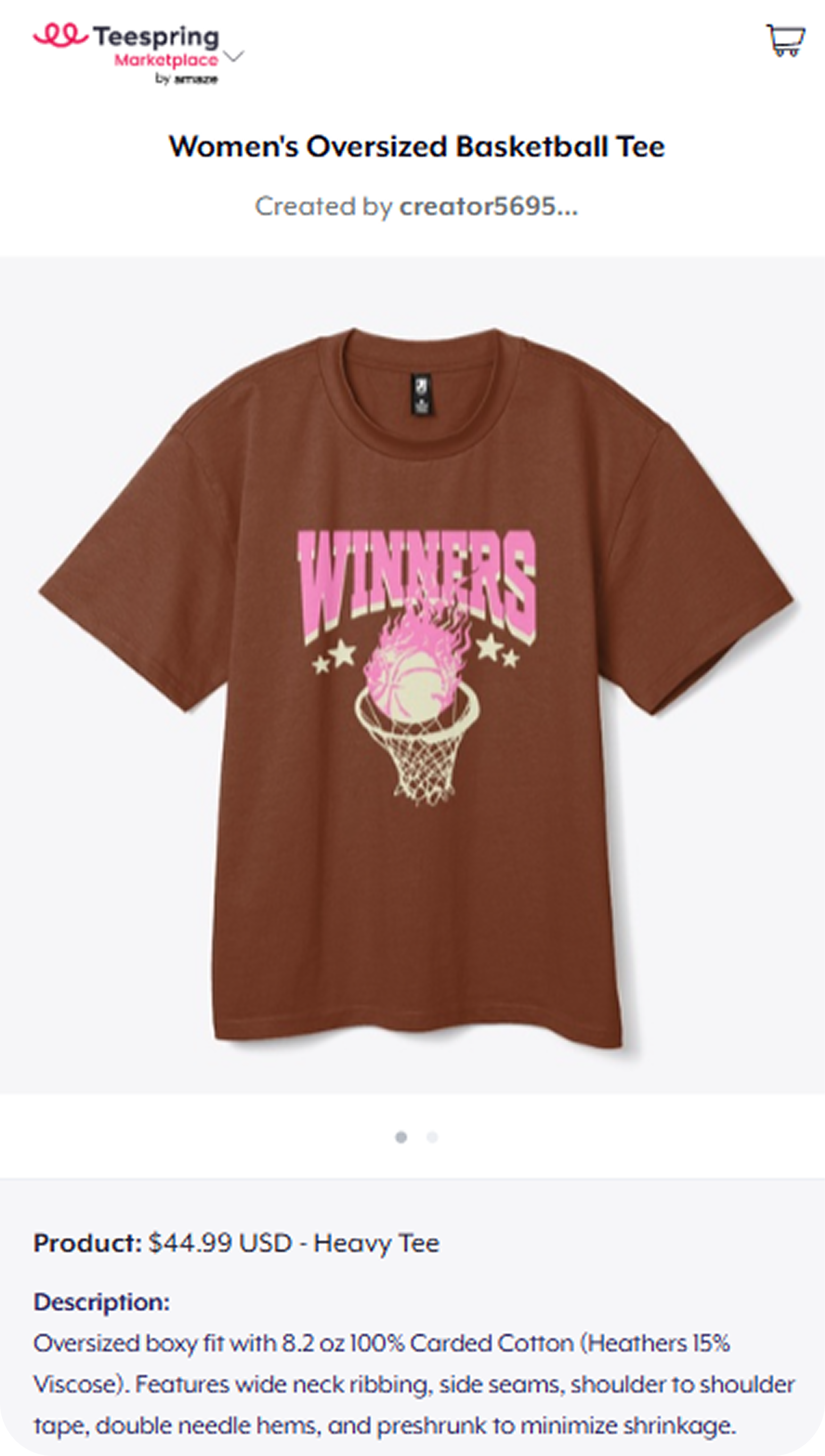 Teespring mobile image2