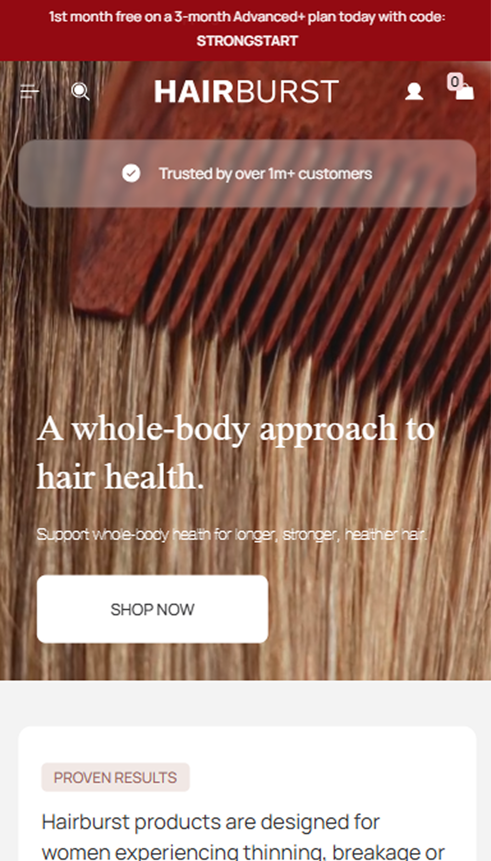 Hairburst mobile image1